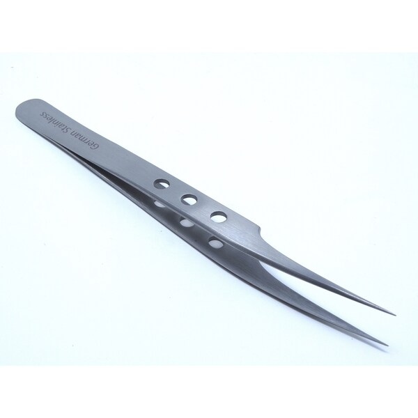 A2Z Scilab Watch Jewelery Repair Tweezers No 8 Fine Point Forceps Fenestrated Grip A2Z-ZR276 - main